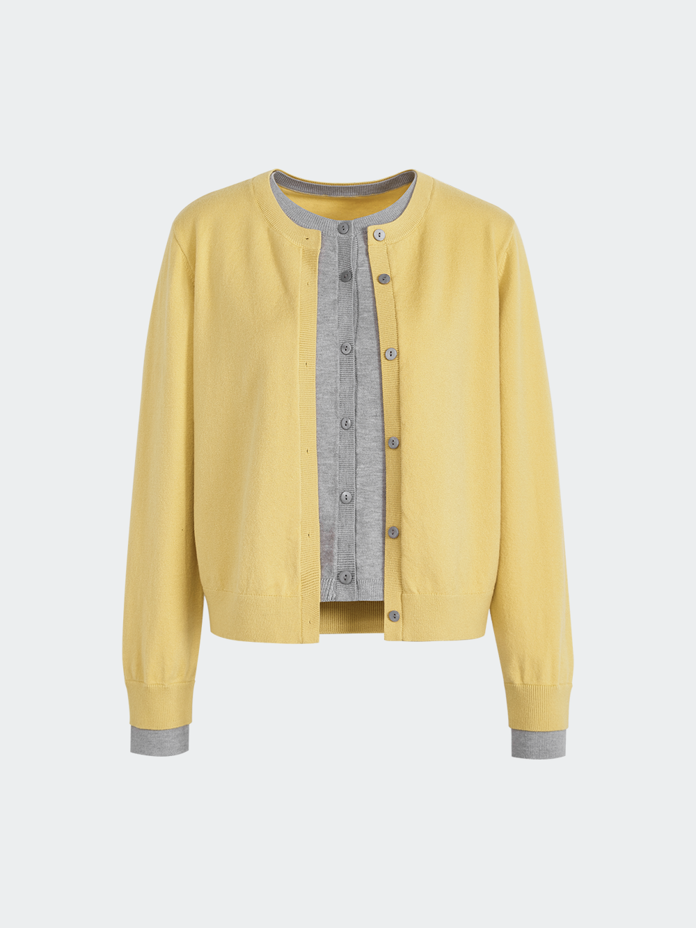 Fake Two-piece Couture Cardigan