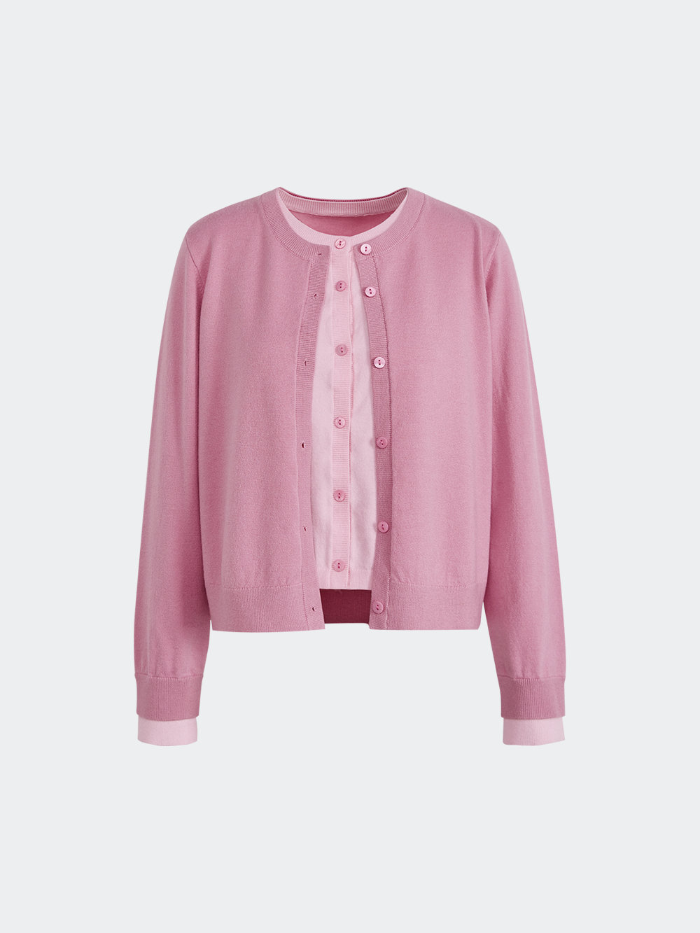 Fake Two-piece Couture Cardigan