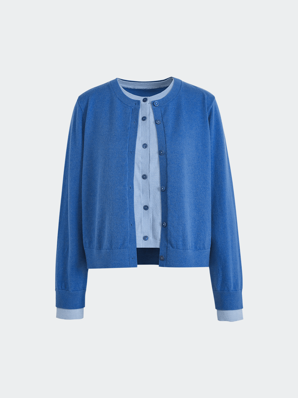Fake Two-piece Couture Cardigan