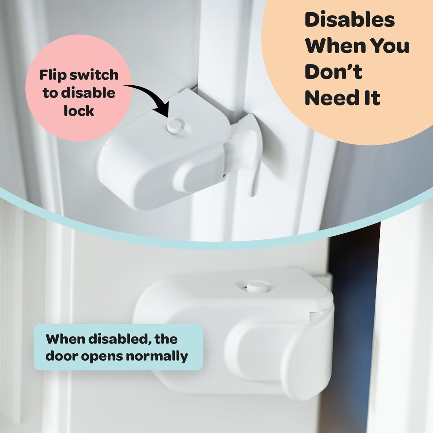 SnapLock™ Child Safety Door Lock